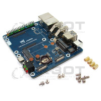 Материнська плата (Base Board) CM5-DUAL-ETH-4G/5G-BASE (SKU: 32580)   Waveshare